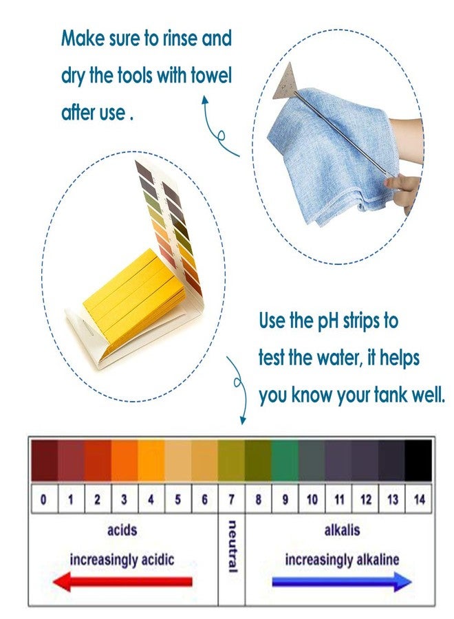 ZIBUYU® 5 Pcs Aquarium Aquascaping Tools Kits,Long Stainless Steel Aquarium Plant Tools and Tweezers, Scissors,Spatula Set,Bonsai Kit,Algae Scrapers Aquarium Cleaning Kit for Fish Tank - Image 4